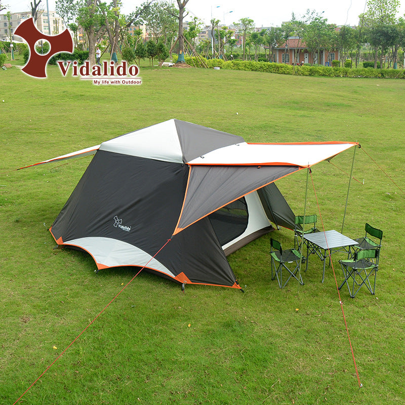 Family Camping Outdoor Automatic Tent Pergola for 3-4 People