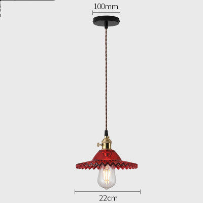 Nordic Glass Chandelier Old Retro