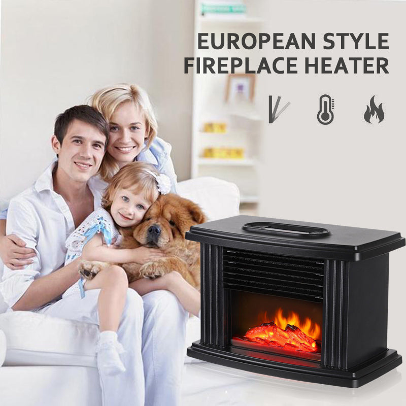 Electric Fireplace Heater LED Flame Effect Stove 1000W With Remote Control