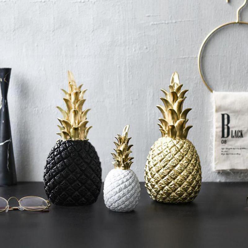 Golden Pineapple Creative Resin Crafts Ornaments