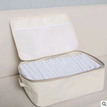  storage bag with cover zipper