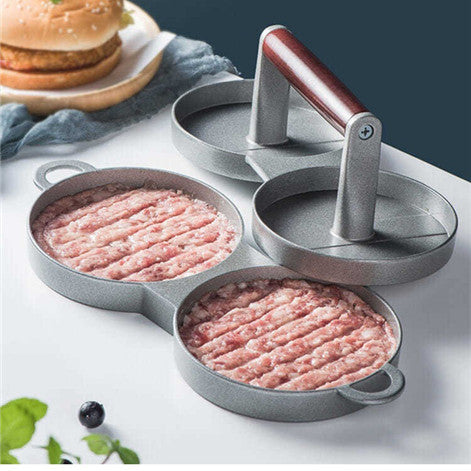 Round Burger Press Aluminum Alloy - Kayluz Home