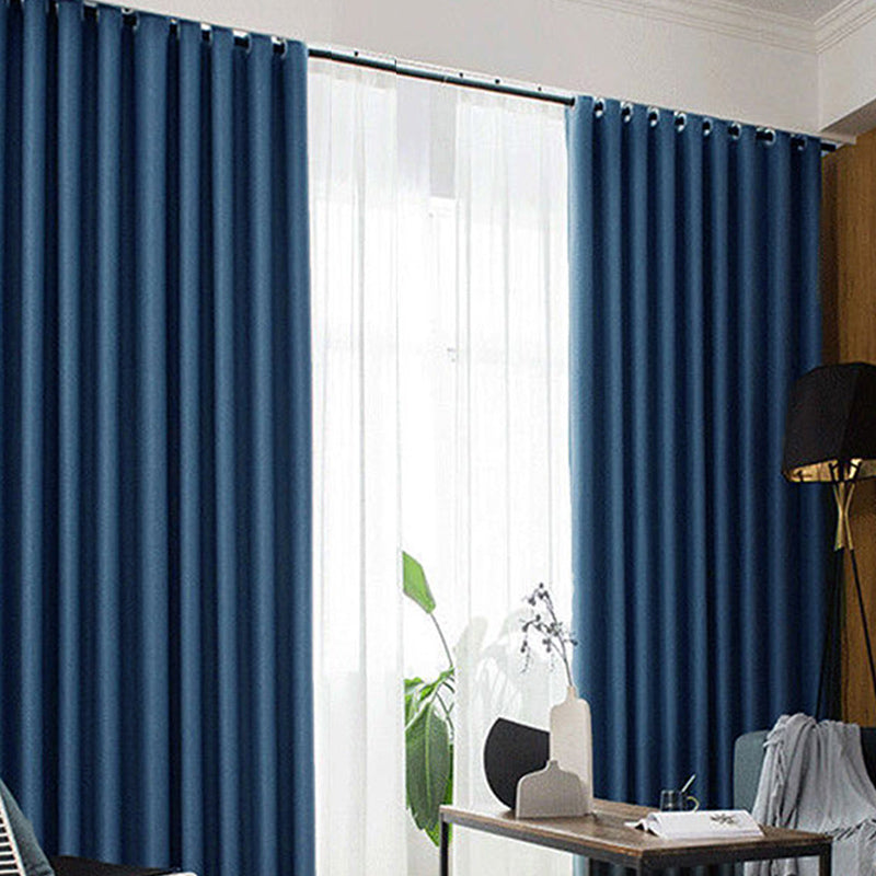 Thickening Double-sided Linen High Blackout Jacquard Curtain