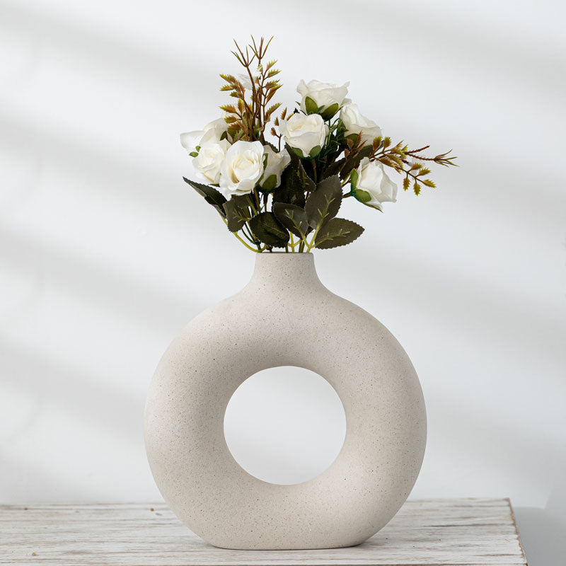 Circular Ceramic  Vase