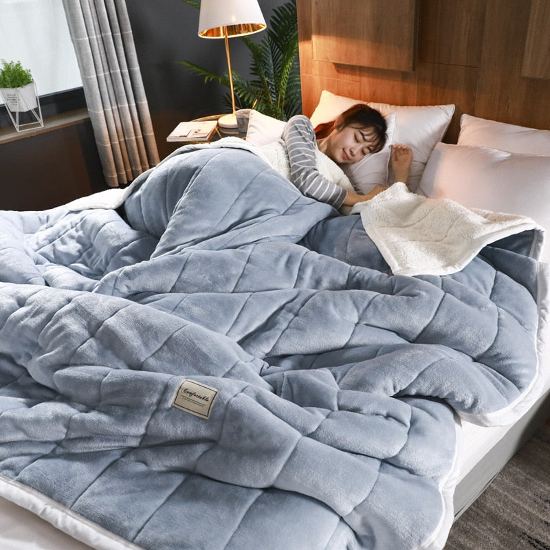 Fleece & Throws Thick Warm Winter Super Soft Duvet