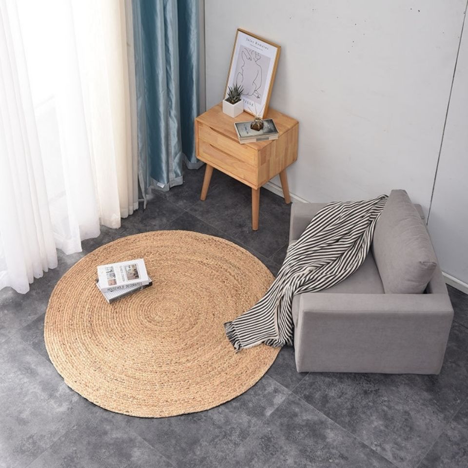 Handmade Rattan Reed Carpet Mat