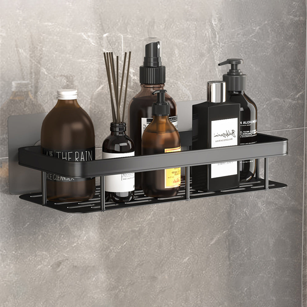 Space Aluminum Shelf Bathroom Black