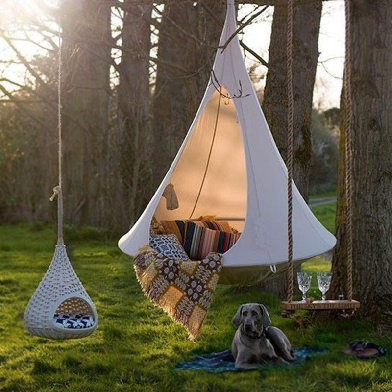 Outdoor Air Hanging Hammock Tent Cone Chair