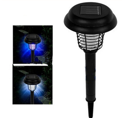 Solar Led Rechargeable Anti-Mosquito Lamp Electronic Fly Bug Zapper