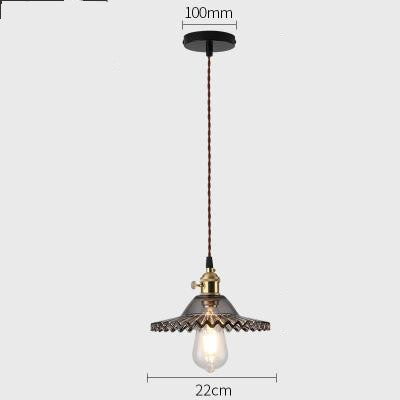 Nordic Glass Chandelier Old Retro