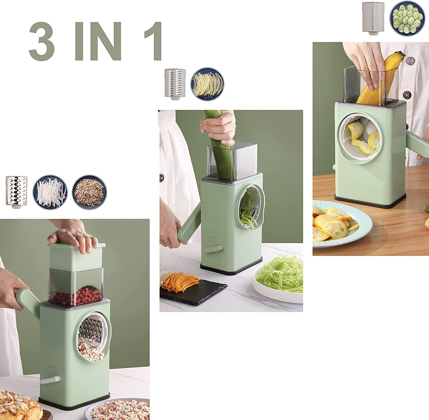 Multifunctional Drum Vegetable Slicer