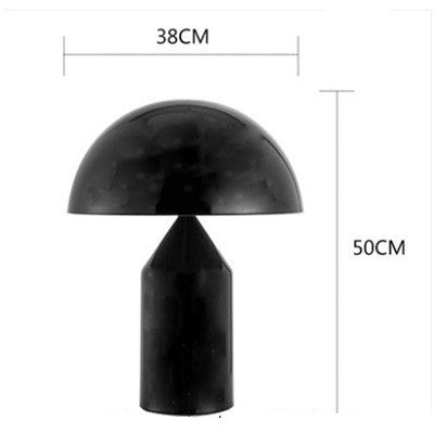 Metal Mushroom Table LED Lamp Gold/White/Black