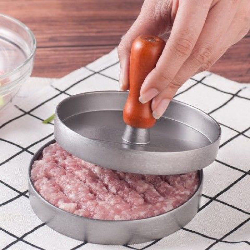 Round Burger Press Aluminum Alloy - Kayluz Home