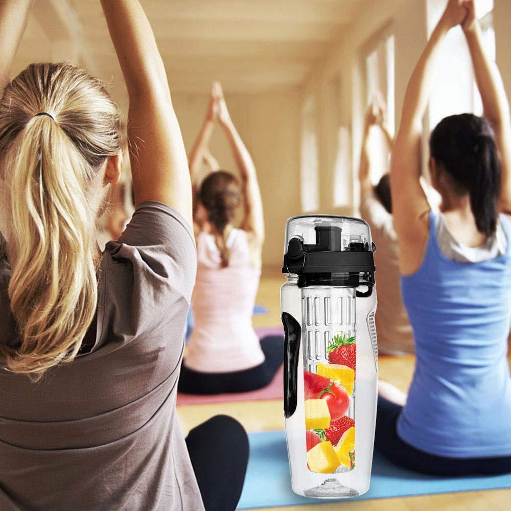 1000ml Water Fruit Bottle BPA Free Plastic Sport Fruit Infuser Water