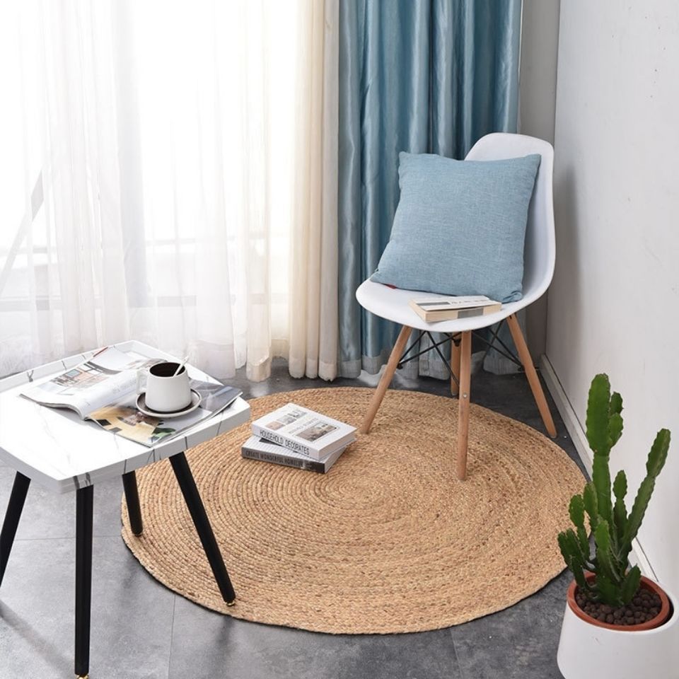 Handmade Rattan Reed Carpet Mat