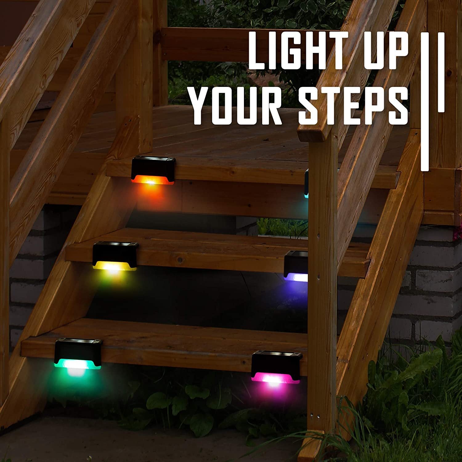 Solar Step Light Outdoor Night LED Waterproof