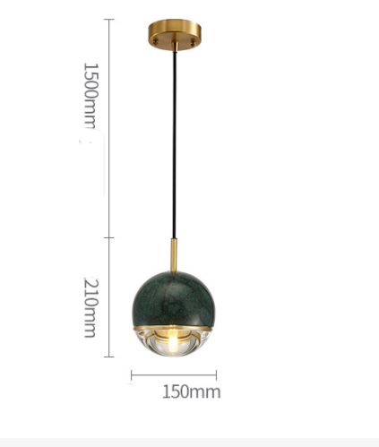 Copper Small Chandelier Nordic Style