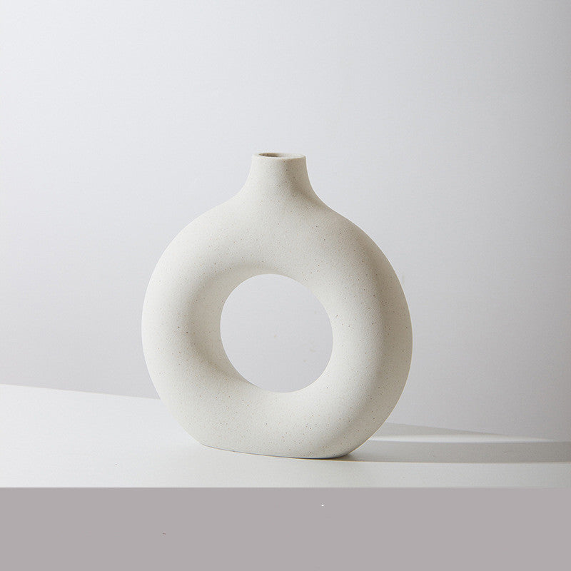 Circular Ceramic  Vase