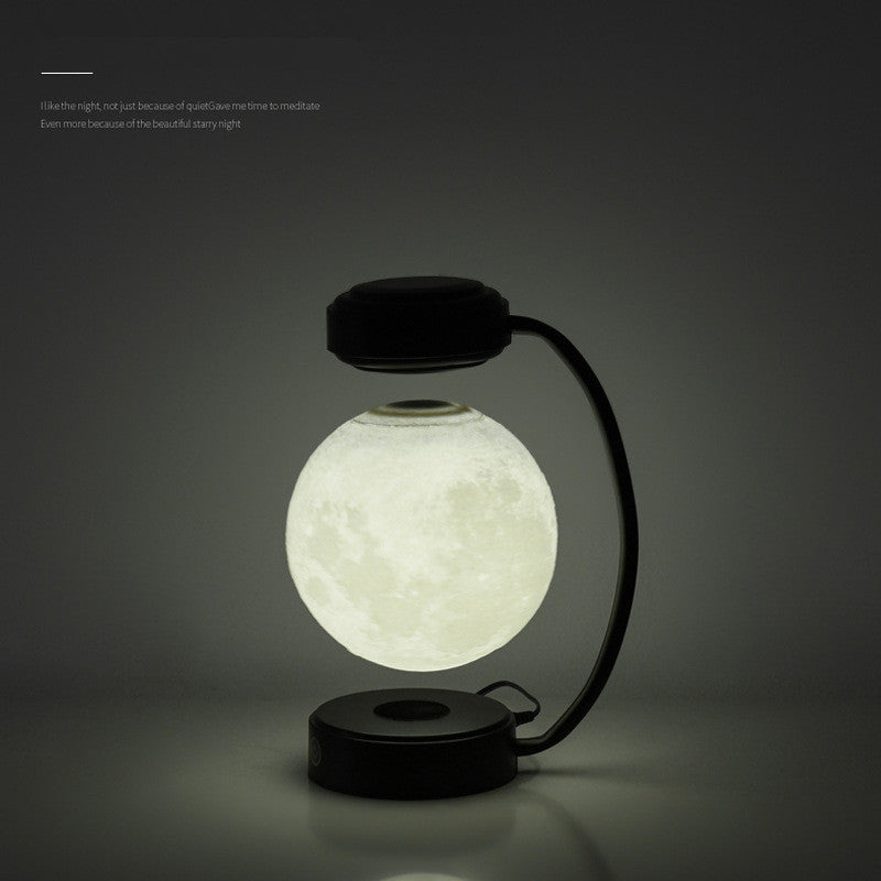 3D LED Moon Night Light Wireless  Rotating Floating Ball Lamp