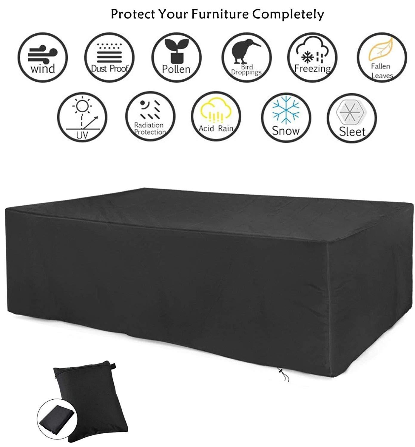 Outdoor Garden Waterproof Furniture Table Cover