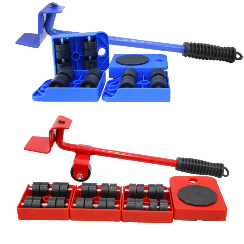 Professional Furniture Lifter Tool Set Mover Wheel Bar Roller