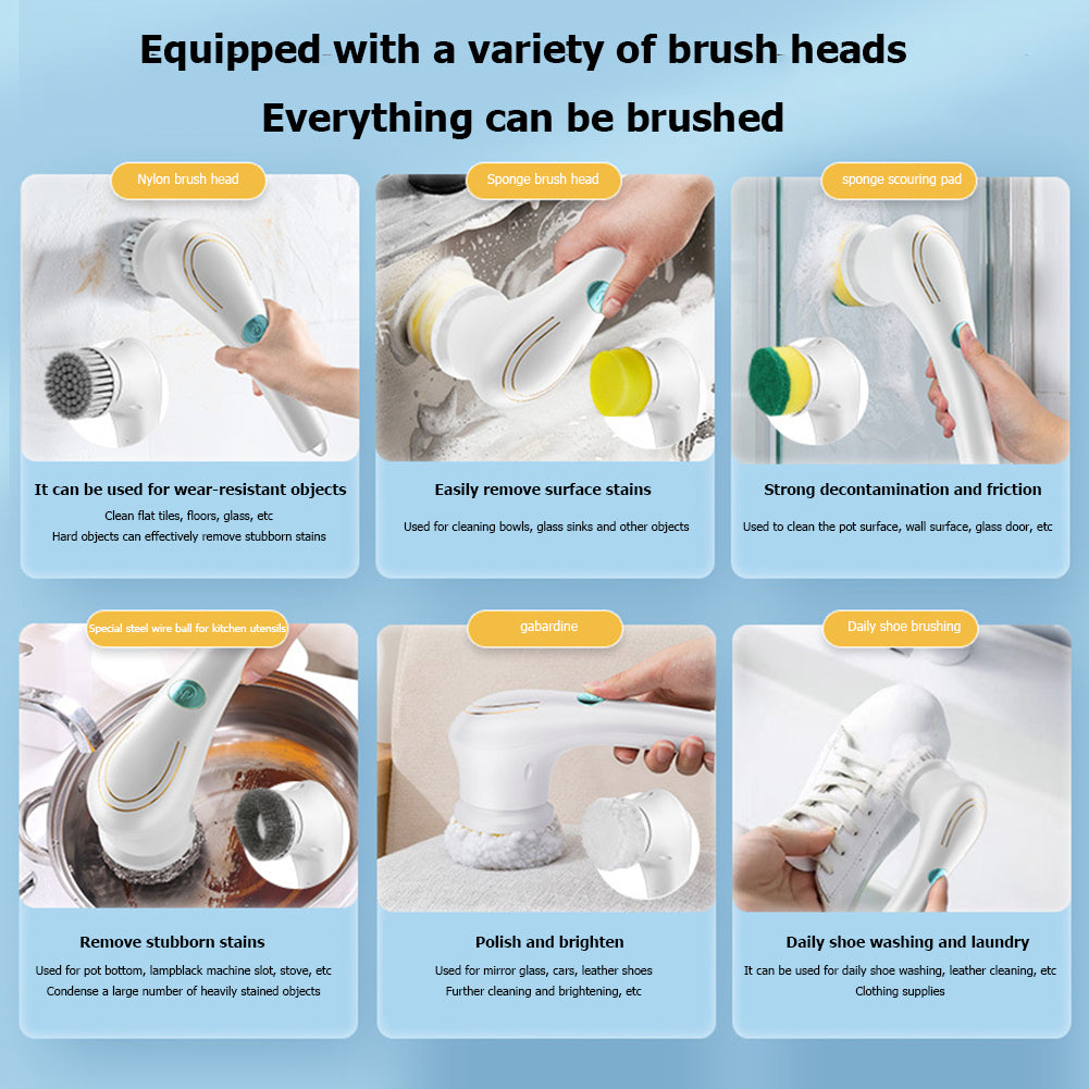 Multifunctional Electric Handheld Scrubber