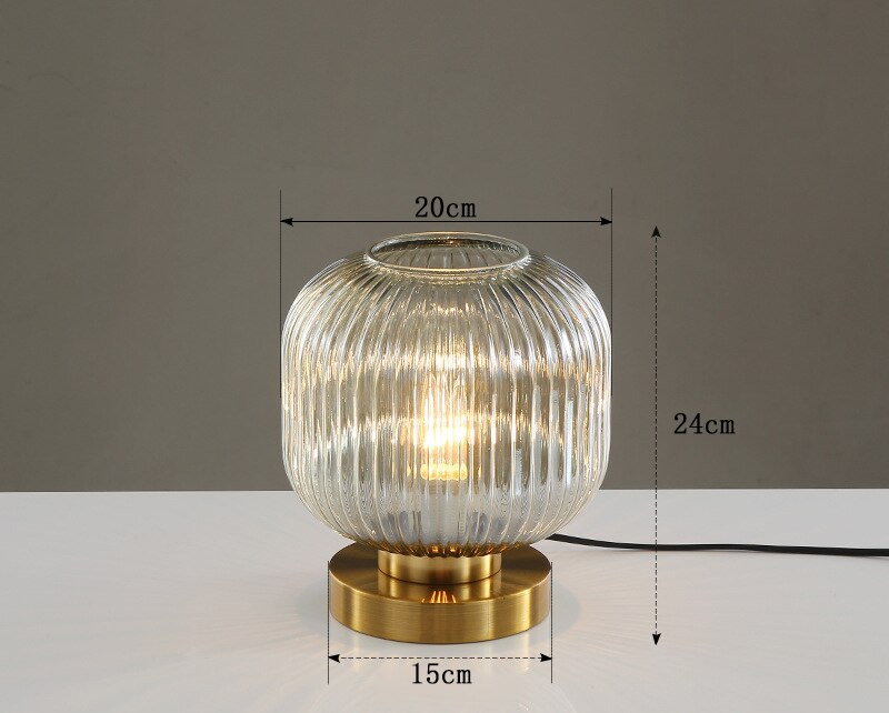 Modern Glass Table Lamp