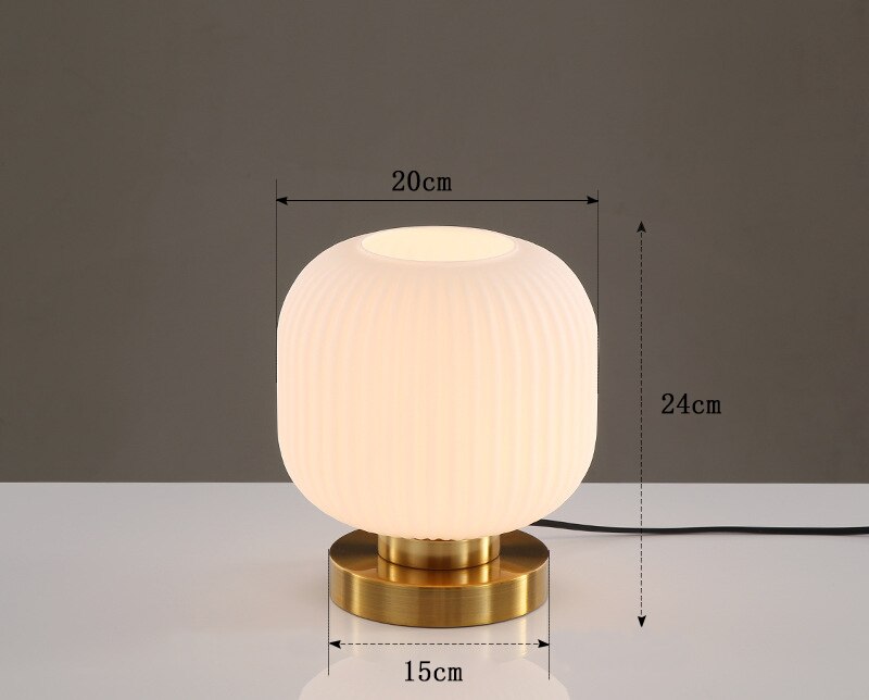 Modern Glass Table Lamp