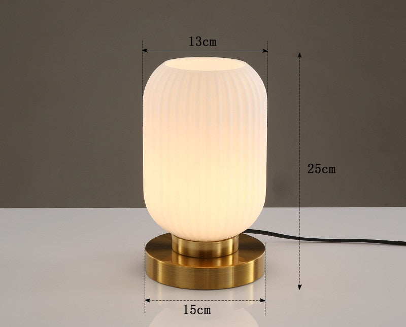 Modern Glass Table Lamp