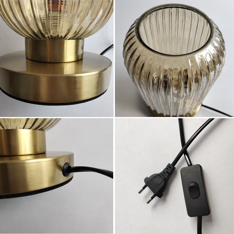 Modern Glass Table Lamp