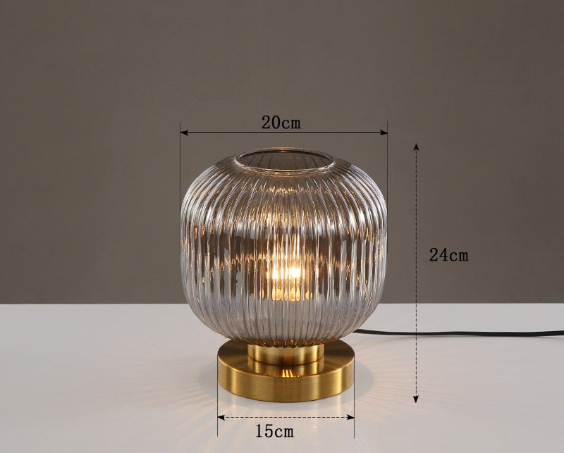 Modern Glass Table Lamp