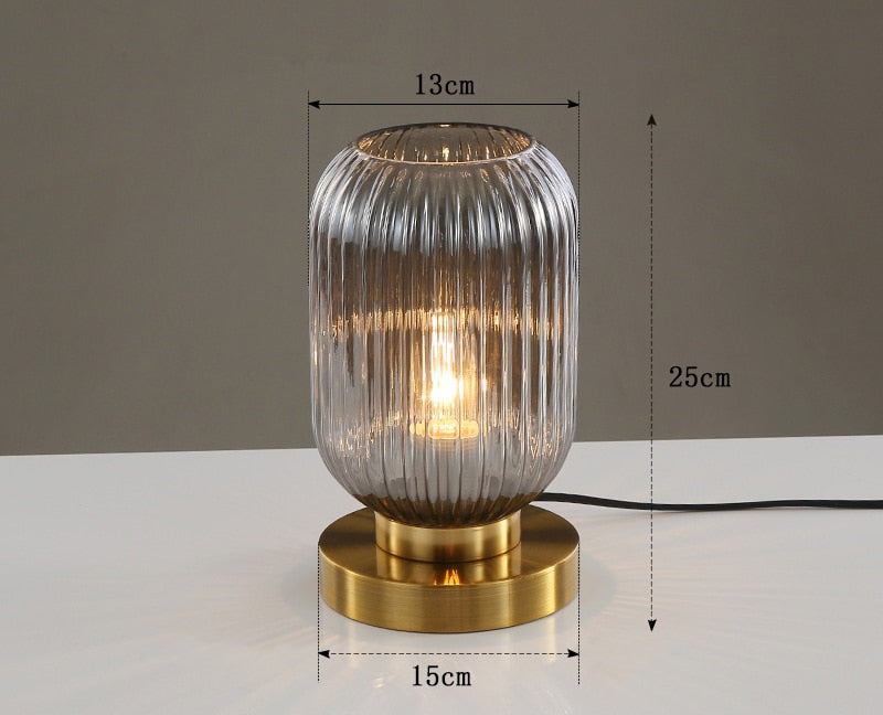 Modern Glass Table Lamp