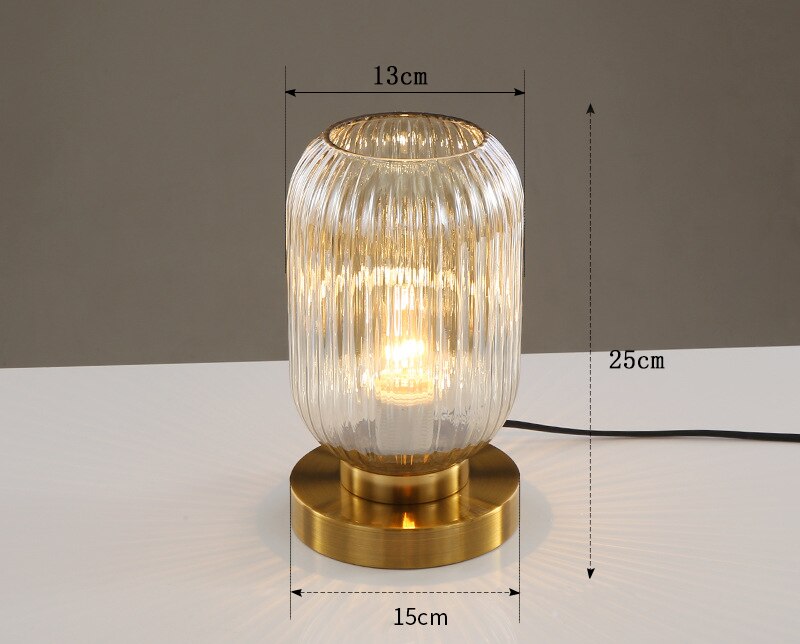 Modern Glass Table Lamp