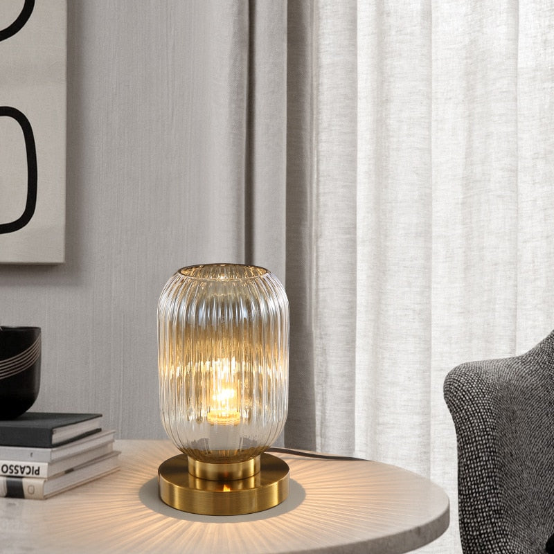 Modern Glass Table Lamp