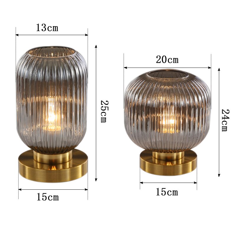 Modern Glass Table Lamp