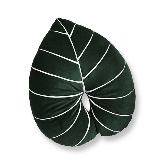 Green Plant Pillow Home Philodendron