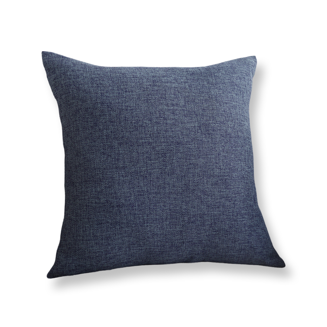 Plain Cotton Linen Thickened Square Pillow