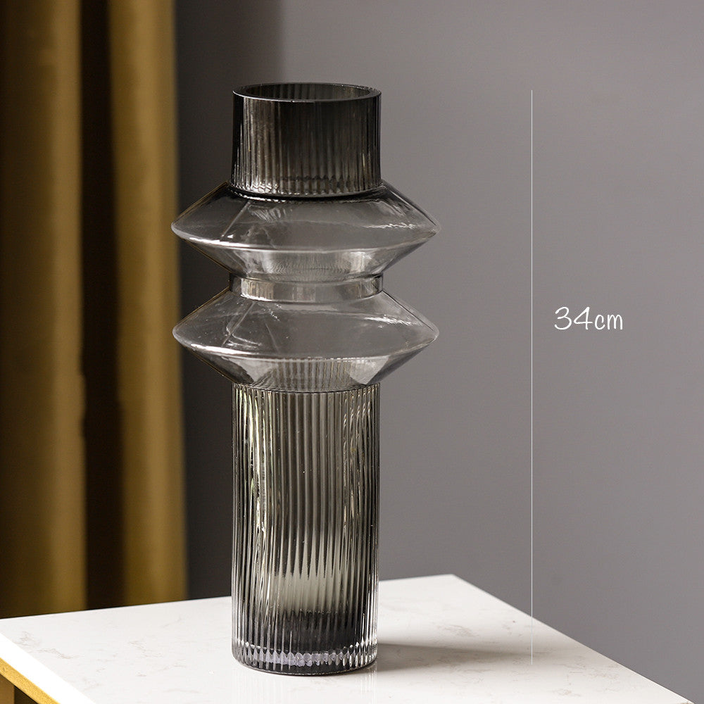 Gear Glass Vase - Kayluz Home