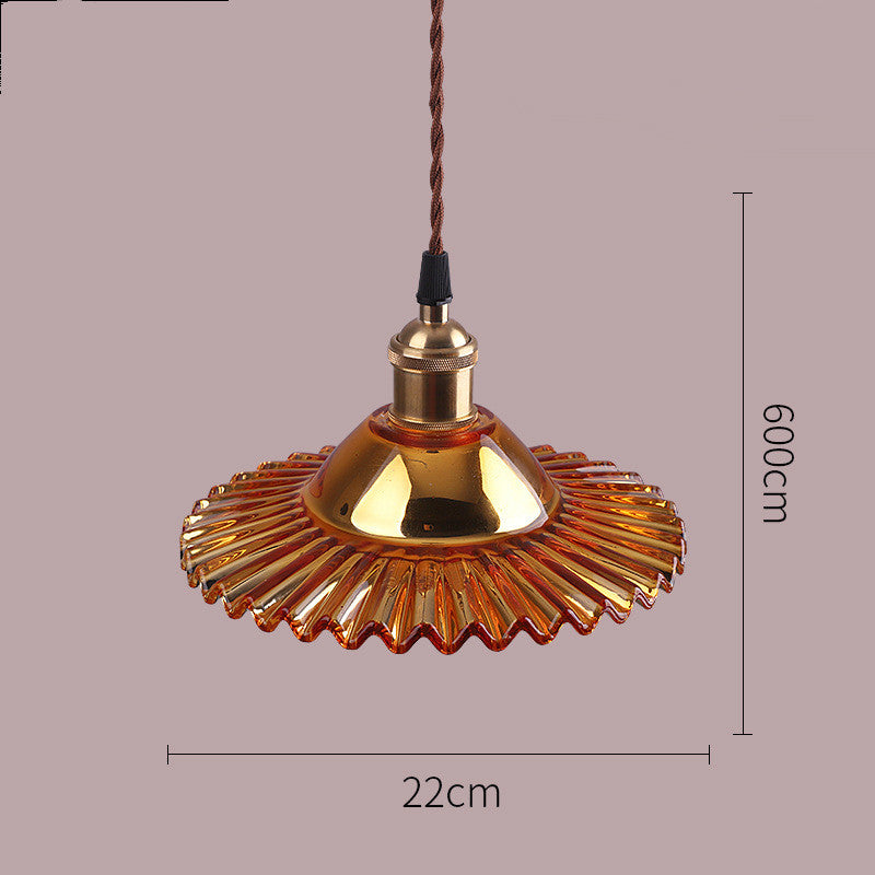 Nordic Glass Chandelier Old Retro