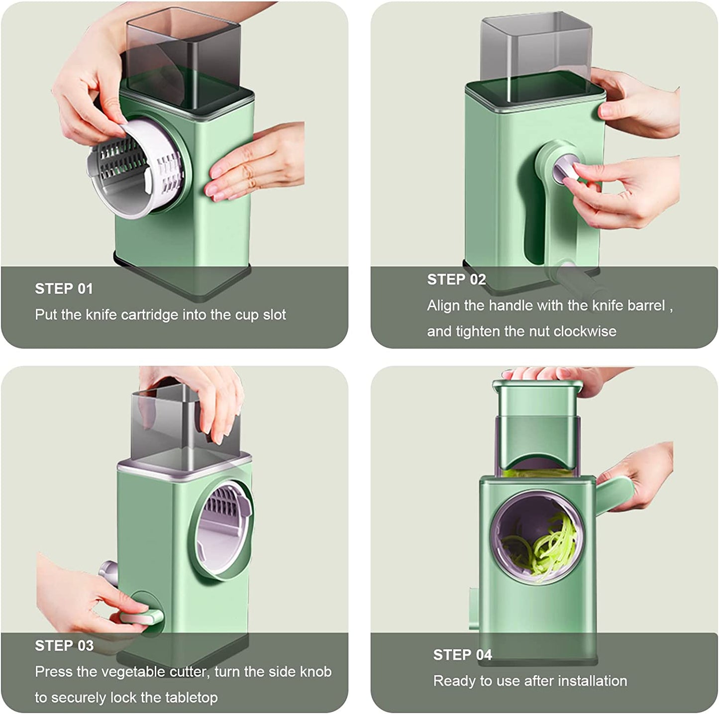 Multifunctional Drum Vegetable Slicer