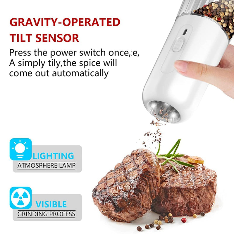 Gravity Pepper Mills Electric /LED Light