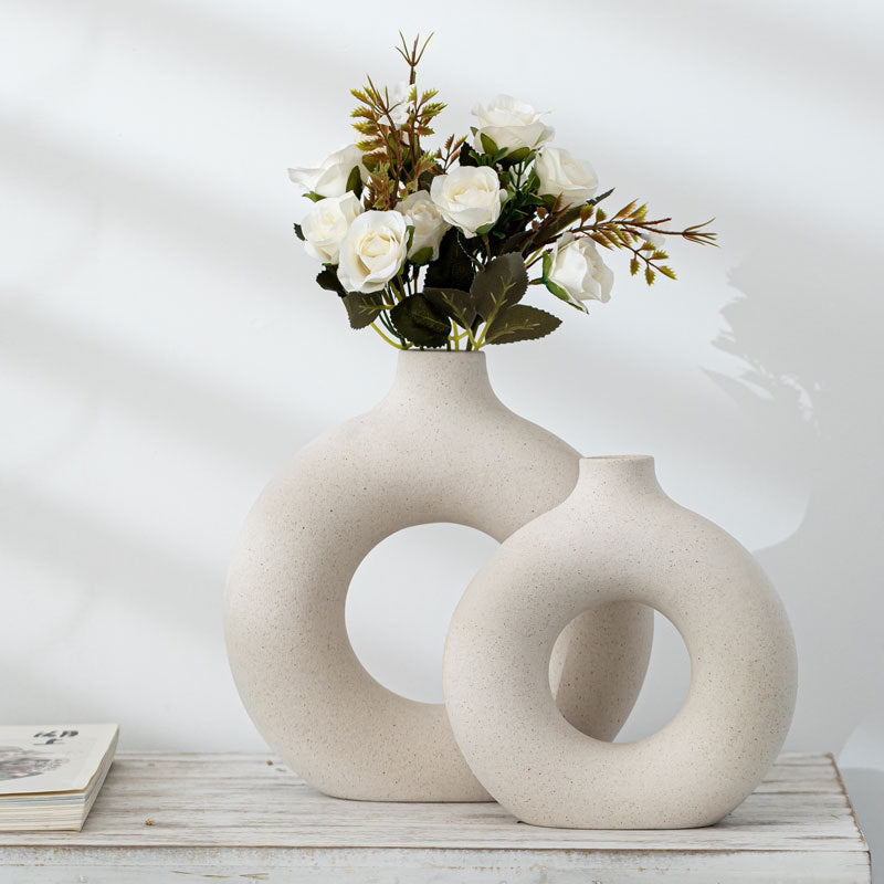 Circular Ceramic  Vase