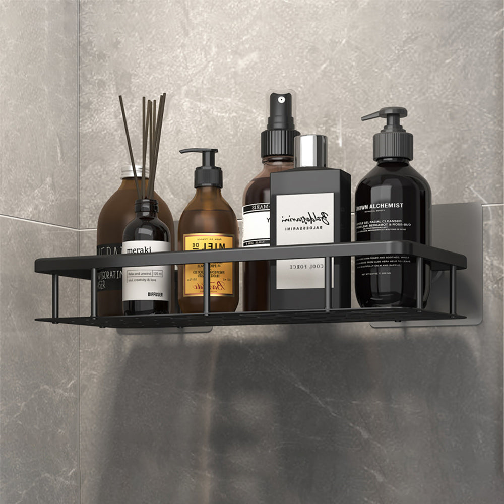 Space Aluminum Shelf Bathroom Black