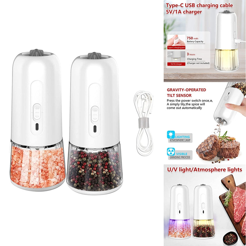 Gravity Pepper Mills Electric /LED Light