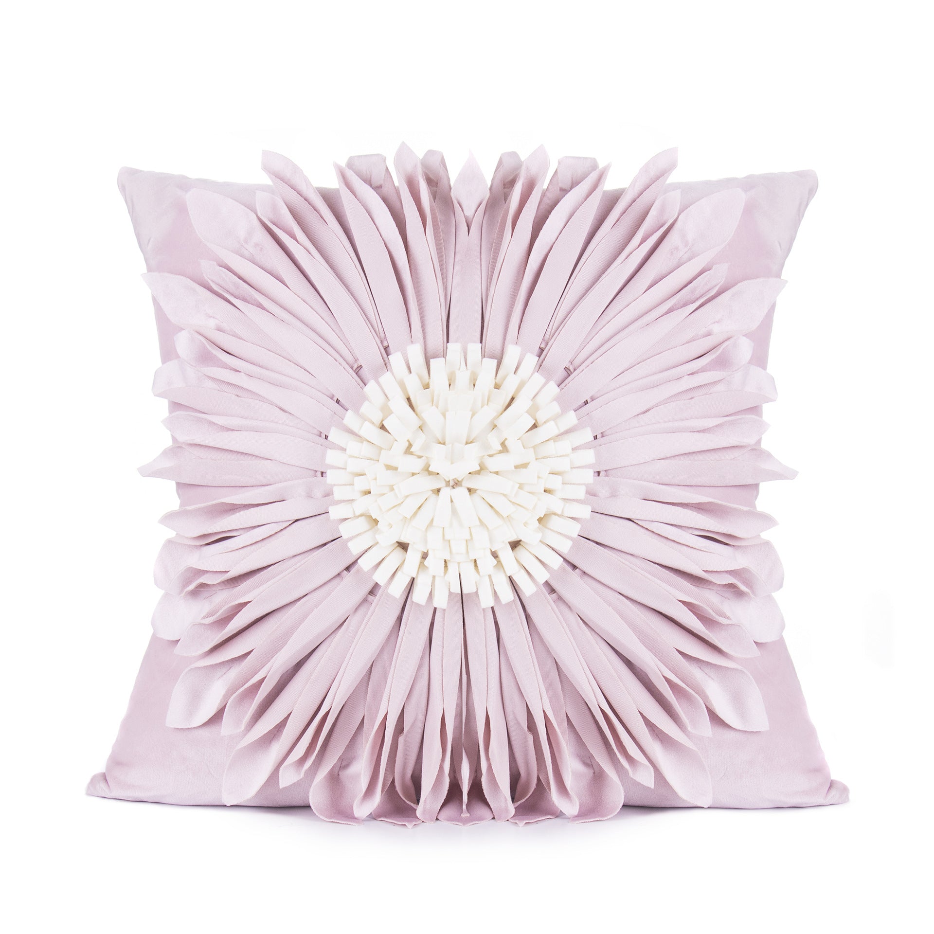 Throw Pillows Velvet Stitching 3D Chrysanthemum Cushion