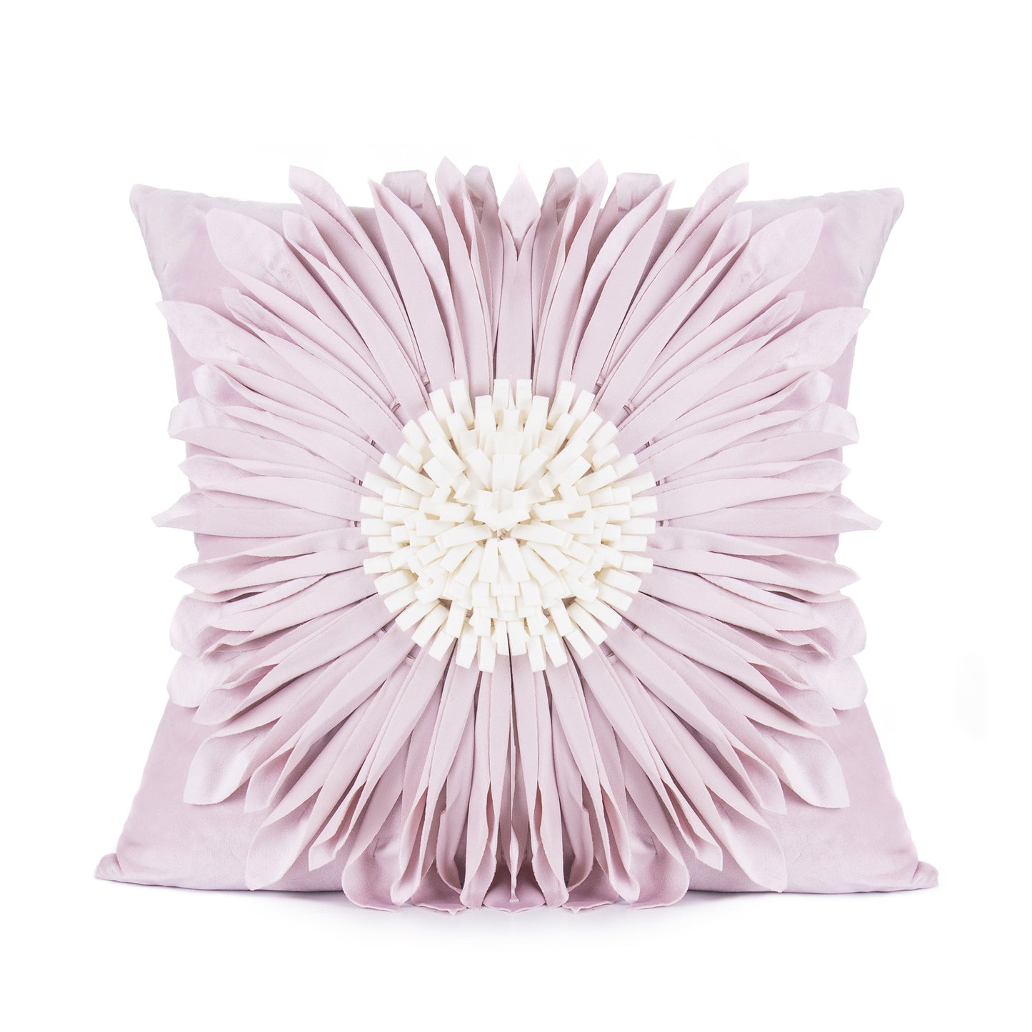 Throw Pillows Velvet Stitching 3D Chrysanthemum Cushion