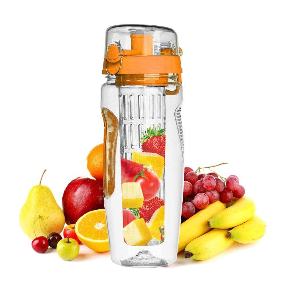 1000ml Water Fruit Bottle BPA Free Plastic Sport Fruit Infuser Water