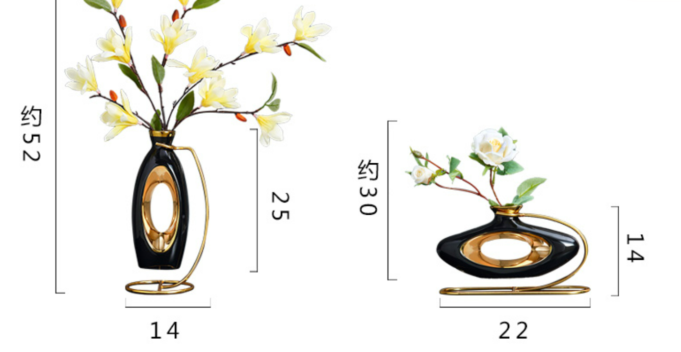 Armoire porte-fleurs vase nordique