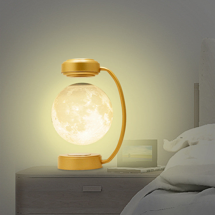 3D LED Moon Night Light Wireless  Rotating Floating Ball Lamp