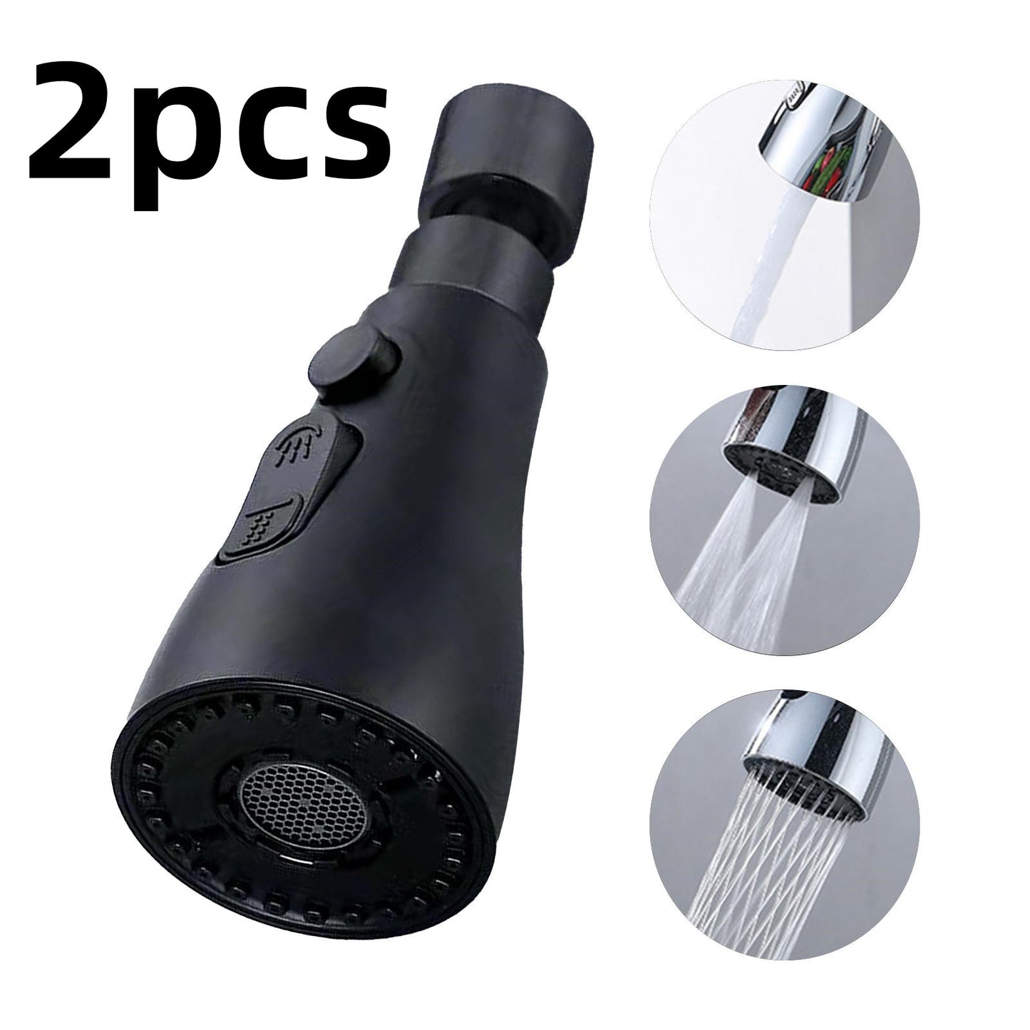 Universal Pressurized Faucet Sprayer Anti-splash 360 Degree Rotating Water Tap